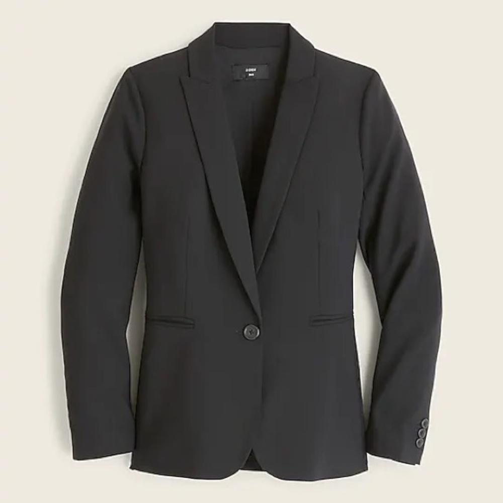 J. Crew Black Parke Blazer